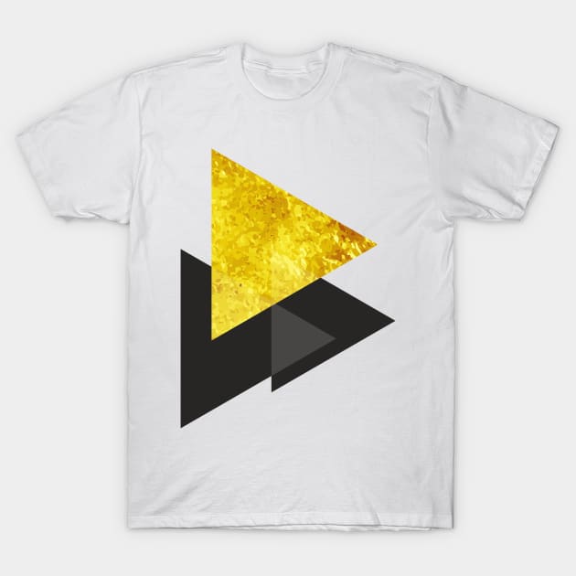 Metal triangle abstract - Metal sign - The Five Elements Abstract  Symbol T-Shirt by thewishdesigns